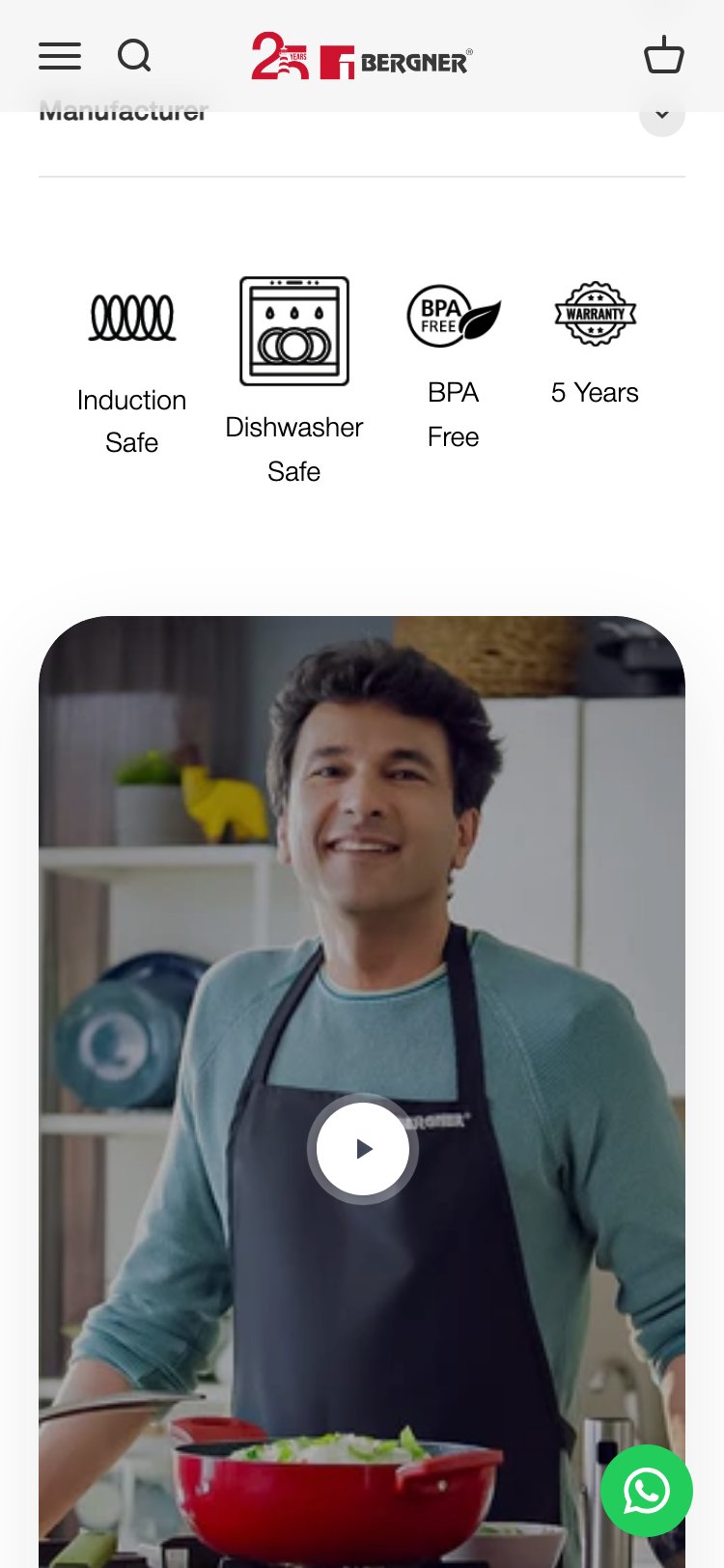Bergner Home — PDP Scrolled (No Sticky ATC)